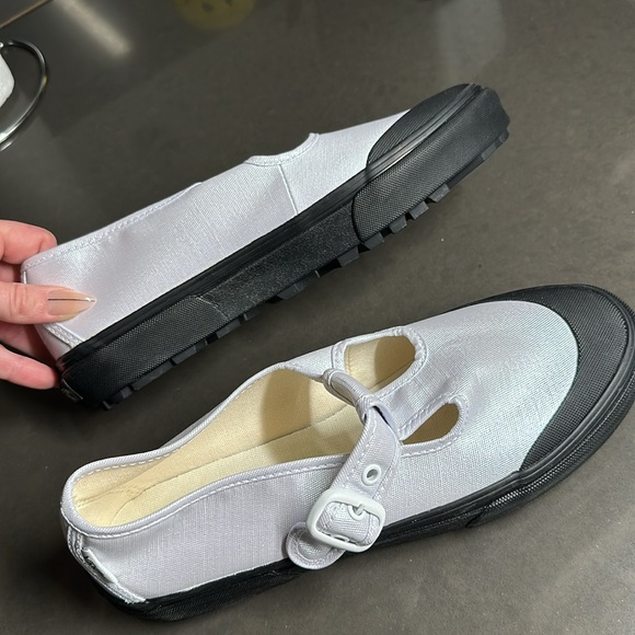 Style 93 Mary Jane vans coated white - Picture 2 of 4